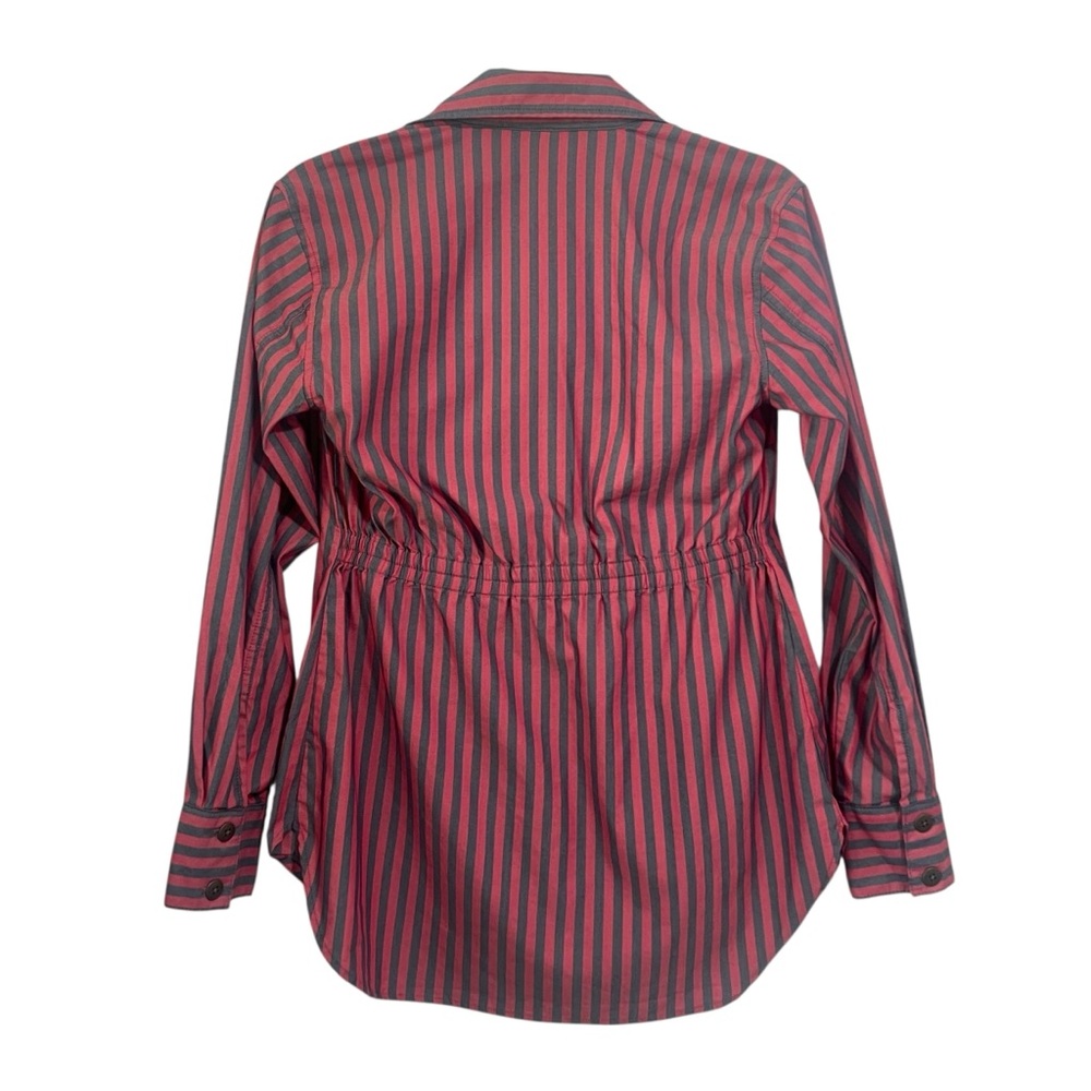 Cabi Women's Regatta Shacket | Red/Navy Striped | Size XS - Picture 3 of 5